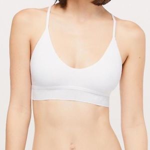 Lululemon ever essentials bralette NWT white s